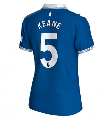 Everton Michael Keane #5 Hemmatröja Dam 2023-24 Kortärmad